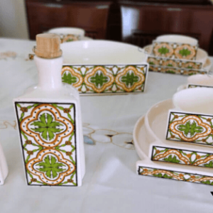 Tunisian tableware ceramic