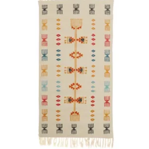 kilim rug beige color