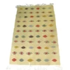 White handmade wool rugs | Berber kilim rugs